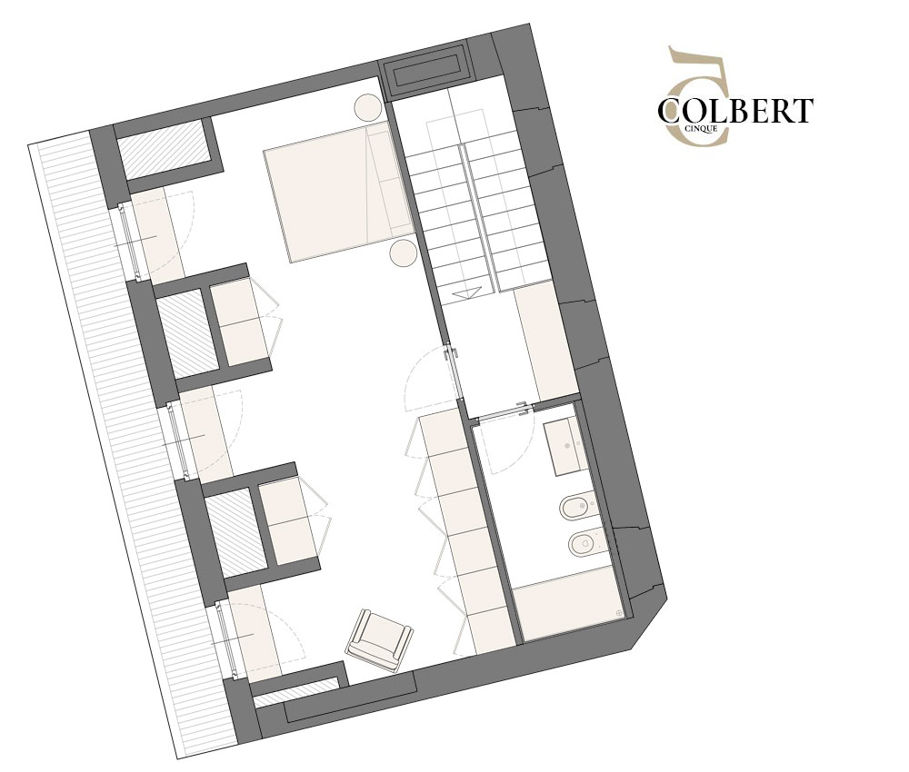 Appartamento 29 - Trilocale Duplex quinto piano