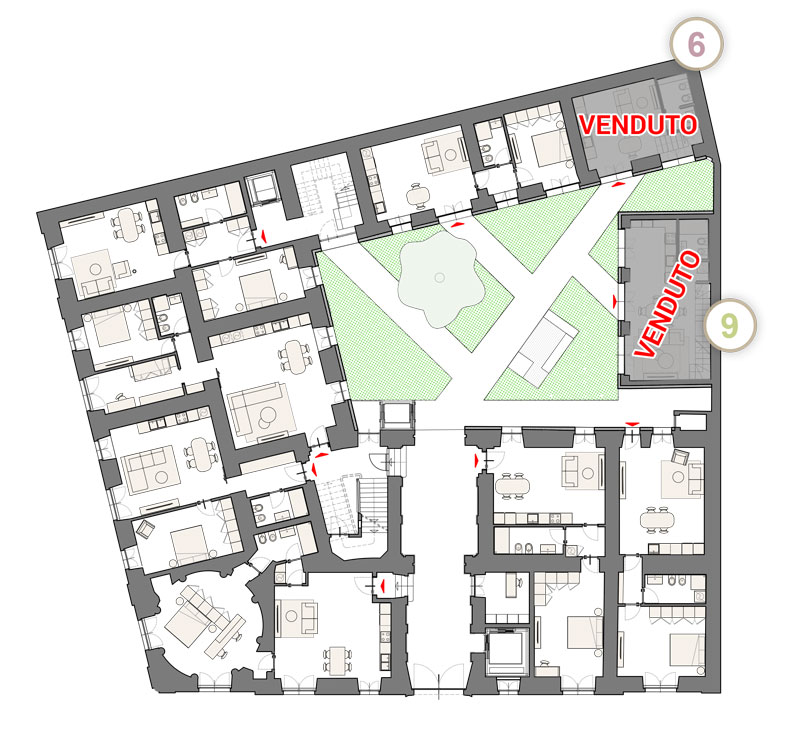 Soluzioni Duplex piano Terra e Primo piano